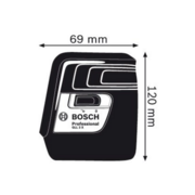 Нивелир лазерн. Bosch GLL 3 X Professional 2кл.лаз. 635нм цв.луч. красный (0601063CJ0)