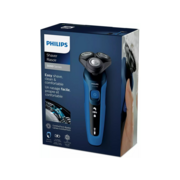 Бритва роторная Philips S5466/17 реж.эл.:3 питан.:аккум. синий/черный