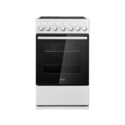 Плита Электрическая Midea MFO-M4E20T6E(WH) белый/черный стеклокерамика (без крышки)