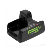 Greenworks Быстрое зарядное устройство для двух аккумуляторов G60DC10, 60V, 10А [2954407]