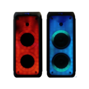 Ginzzu GM-215 {80Вт, LED-дисплей, TWS, 60Гц- 18кГц, USB-flash, microSD-card, FM-радио, пульт ДУ, батарея 7,4В/5400мАч}