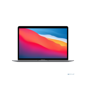 Apple MacBook Air 13-inch Late 2020 [MGN63LL/A] (КЛАВ.РУС.ГРАВ.) Space Grey 13.3'' Retina {(2560x1600) M1 8C CPU 7C GPU/8GB/256GB SSD/рекоменд.переходник 11007065} (A2337 США)