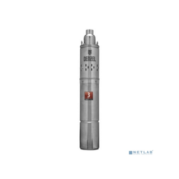 Denzel Скважинный насос DWS-4-100, винтовой, диаметр 4", 800 Вт, 1700 л/ч, напор 100 м [97252]