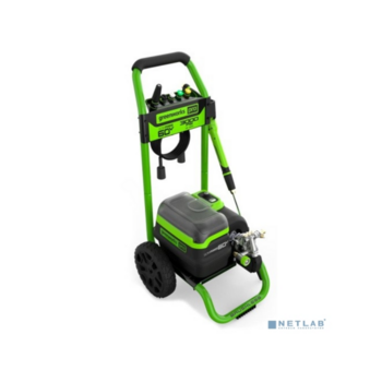 Greenworks GDPW60DP Мойка высокого давления аккумуляторная, 60V, 250 бар, бесщеточная, с портом на 2 АКБ [5106207]