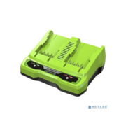 Greenworks G40UC8 Быстрое зарядное устройство для 2-х аккумуляторов,40V [2938807]