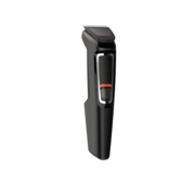 Триммер Philips MG3730/15 черный (насадок в компл:8шт)