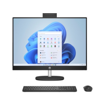 Моноблок HP 27-cr0033ci NT 27" FHD(1920x1080) Core i3-1315U, 8GB DDR4 3200 (1x8GB), SSD 512Gb, Intel Internal Graphics, noDVD, kbd(rus)&mouse wireless, HD Webcam, Jet Black, Windows 11 SL, 1Y Wty