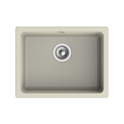 Кухонная мойка RIVELATO RIVELATO Мойка BERKANA 50 1-чаш 560*430, монтаж: универсальный, материал: кварц, цвет: топаз