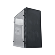 Корпус Оклик OCC-MN304 черный без БП mATX 1x80mm 2x120mm 1xUSB2.0 1xUSB3.0 audio