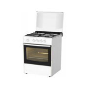 Плита Газовая Darina 1B GM 441 105 W белый/черный (стеклянная крышка) реш.сталь