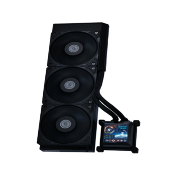 Система водяного охлаждения Lian-Li HydroShift LCD 360S Soc-AM5/AM4/1700/1851 черный 4-pin 29.8dB Al+Cu LCD 330W Ret (G89.GHSLCD36SB.R0)