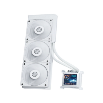 Система водяного охлаждения Lian-Li HydroShift LCD 360S Soc-AM5/AM4/1700/1851 белый 4-pin 29.8dB Al+Cu LCD 330W Ret (G89.GHSLCD36SW.R0)