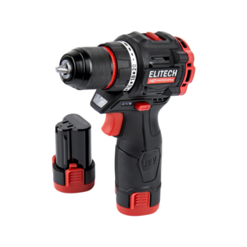 Дрель-шуруповерт Elitech CD 12L2 (E2201.038.01) 24Вт аккум. патрон:быстрозажимной (кейс в комплекте) (205713)