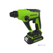 Перфоратор Greenworks GD24SDS1K2 патрон:SDS-plus уд.:1.2Дж аккум.