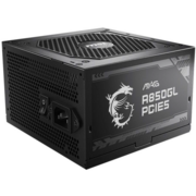 Блок питания MSI ATX 850W MAG A850GL PCIE5 80+ gold (20+4pin) APFC 120mm fan 8xSATA Cab Manag RTL