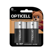 Батарея Opticell Basic LR20 D (2шт) блистер