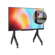 Стойка для телевизора Onkron TS2081 черный 70"-110" макс.120.5кг напольный мобильный