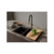 Кухонная мойка RIVELATO RIVELATO Мойка AXEL 90D 2-чаши 870*520мм, монтаж: врезной, материал: кварц, цвет: антрацит