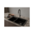 Кухонная мойка RIVELATO RIVELATO Мойка AXEL 90D 2-чаши 870*520мм, монтаж: врезной, материал: кварц, цвет: черный