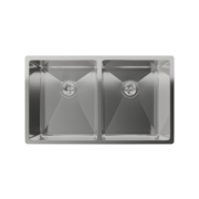 Кухонная мойка RIVELATO Rivelato Rinox 7444 U2 Мойка нерж.сталь 2 чаши 740*440*200 мм, монтаж: универсальный, материал: нержавеющая сталь, цвет: нержавеющая сталь