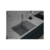 Кухонная мойка GRANFEST URBAN 668L dark gray 1-чаша+крыло 680*490мм, монтаж: врезной, материал: кварц, цвет: темно-серый