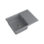 Кухонная мойка GRANFEST URBAN 668L dark gray 1-чаша+крыло 680*490мм, монтаж: врезной, материал: кварц, цвет: темно-серый