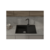 Кухонная мойка GRANFEST URBAN 678L black 1-чаша+крыло 780*490мм, монтаж: врезной, материал: кварц, цвет: черный