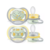 Пустышка Philips Пустышка Philips/ Пустышка для мальчиков Philips Avent ultra air night SCF376/01, с футляром для хранения и стерилизации, 2 шт, 18+ мес