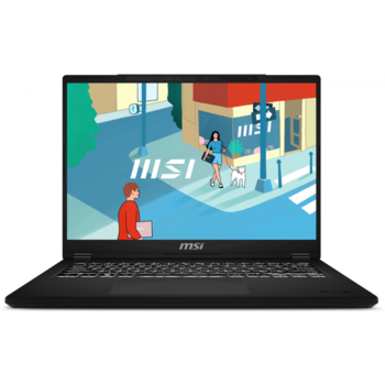 Ноутбук MSI Modern 14 H D13MG-088XRU Core i5 13420H 16Gb SSD512Gb Intel UHD Graphics 14" IPS FHD+ (1920x1200) FreeDOS black WiFi BT Cam (9S7-14L112-088)