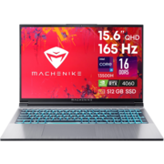 Ноутбук Machenike L15 Star 2K Core i5 13500H 16Gb SSD512Gb NVIDIA GeForce RTX4060 8Gb 15.6" IPS QHD (2560x1440) FreeDOS grey WiFi BT Cam (JJ00GL00ERU)