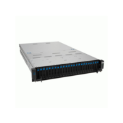 Сервер ASUS RS720A-E12-RS24U /GPU, 2xSP5(LGA 6096; up to 400W),24xDDR5 RDIMM(up to 6TB),24xNVMe/SATA(16 NVMe + 8x NVMe/SATA/SAS),soft RAID,2xM.2 slot,9 PCIe Gen5+1xRAID slot, 2x10GBe,2x2600W,ASMB11-iKVM