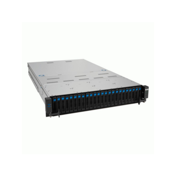 Сервер ASUS RS720A-E12-RS24U /GPU, 2xSP5(LGA 6096; up to 400W),24xDDR5 RDIMM(up to 6TB),24xNVMe/SATA(16 NVMe + 8x NVMe/SATA/SAS),soft RAID,2xM.2 slot,9 PCIe Gen5+1xRAID slot, 2x10GBe,2x2600W,ASMB11-iKVM