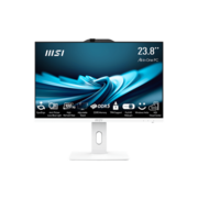 Моноблок MSI Pro AP242P 14M AIO 23.8" FHD(1920x1080)IPS AG Non-touch, Сore i5-14400 (2.5GHz), 8Gb DDR5(1x8Gb), 512Gb SSD m.2, Intel UHD, WiFi+BT, Camera, WirelessKB&mouse, NoOS, 1y war-ty, White