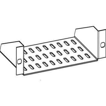 Полка стационарная ЦМО МС-15-10 1U 10" серый (упак.:1шт)