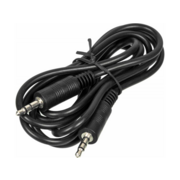 Кабель аудио Ningbo JAAC002-1.5 Jack 3.5 (m)/Jack 3.5 (m) 1.5м. черный
