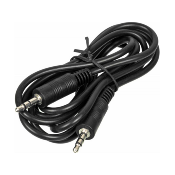 Кабель аудио Ningbo JAAC002-1.5 Jack 3.5 (m)/Jack 3.5 (m) 1.5м. черный