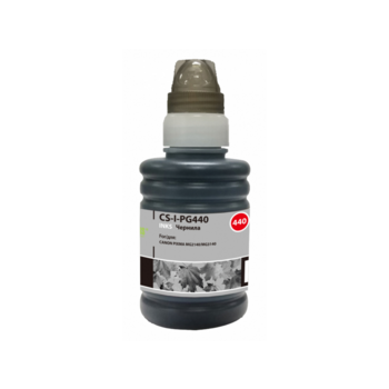 Чернила Cactus CS-I-PG440 черный пигментный 100мл для Canon Pixma MG2140/MG3140