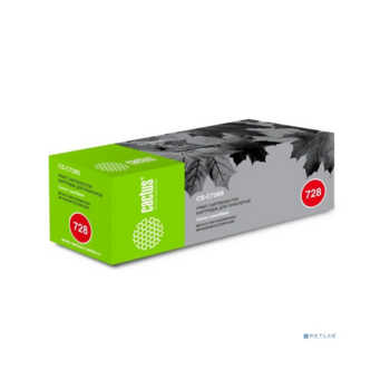 Картридж лазерный Cactus CS-C728S black ((2100стр.) для Canon i-Sensys MF4410/4430/4450/4550D) (CS-C728S)