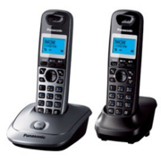 Р/Телефон Dect Panasonic KX-TG2512RU2 титан (труб. в компл.:2шт) АОН