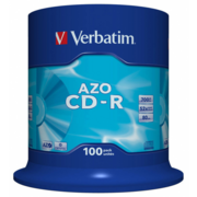 Verbatim Диски CD-R 700Mb 52x Cake Box (100шт) (43430)