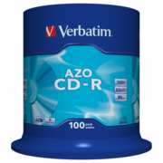 Диск CD-R Verbatim 700Mb 52x Cake Box (100шт) (43430)