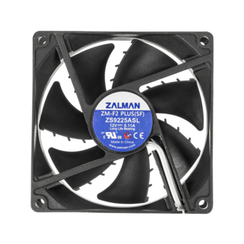 Вентилятор для корпуса Zalman ZM-F2 Plus (SF) (92x92x25mm, 1500rpm, 23 дБ, 3-pin, FDB bearing) (ZM-F2 Plus (SF))