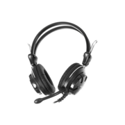 Наушники с микрофоном A4Tech HS-28 черный 2.2м накладные оголовье (HS-28 (BLACK+GREY))