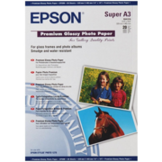 EPSON C13S041316 Глянцевая фотобумага A3+, 255г/м2, 20л.