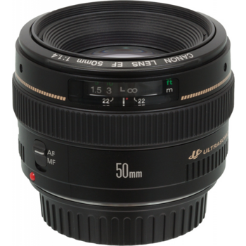Объектив Canon EF USM (2515A012) 50мм f/1.4
