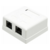 Розетка Lanmaster TWT-SM2-4545-WHRJ45 2 кат.5E бел. (упак.:1шт)
