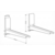 Кронштейн для СВЧ Holder MWS-2005 белый макс.40кг настенный фиксированный