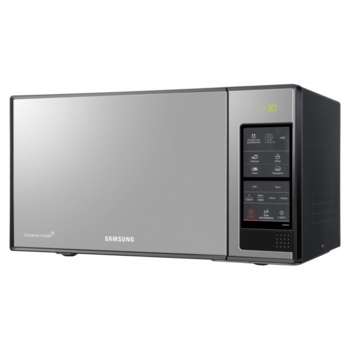 Микроволновая печь Samsung Микроволновая печь Samsung/ 850 Вт, 23л, соло, БИОкерамика, 30 рецептов русского меню, зеркальный, сенсор, черный