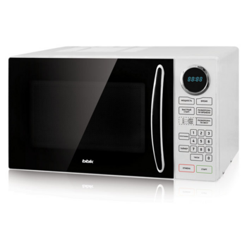 BBK 23MWS-916S/BW (B/W) Микроволновая печь, 900 Вт, 23 л, белый