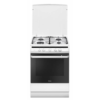 Плита Газовая Hansa FCGW61000 белый (металлическая крышка)